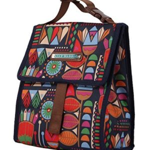 Lily Bloom Insulated Foldover Top Lunch Cooler/Tote Bag