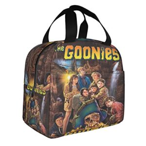 Goonies Never Say Die Insulated Lunch Bag Reusable Lunch Box For Office Work Lunch Tote Bag