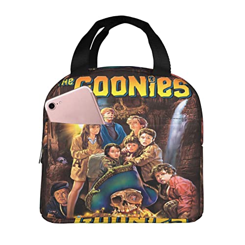 Goonies Never Say Die Insulated Lunch Bag Reusable Lunch Box For Office Work Lunch Tote Bag