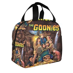 Goonies Never Say Die Insulated Lunch Bag Reusable Lunch Box For Office Work Lunch Tote Bag