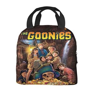 Goonies Never Say Die Insulated Lunch Bag Reusable Lunch Box For Office Work Lunch Tote Bag