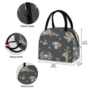 senya Lunch Bag Tote Bag, Travel Picnic Organizer Lunch Holder Koala Handbags Lunch Bag Box for Office