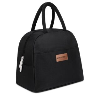 BALORAY Lunch Bag Women Men, Double Deck Lunch Box Insulated Lunch Bag for Adults Work Office Picnic, Leakproof Cooler Bag with Adjustable Shoulder Strap