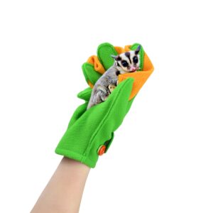 tinkare sugar glider bonding mitt glove for touch and train your sugar glider