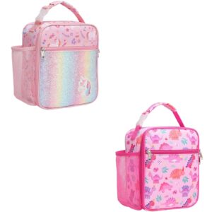 bagseri lunch box, kids insulated lunch box bag for girls