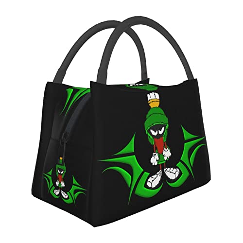 DHOUTSL Lunch Bag Marvin Anime The Martian Portable Reusable Lunch Box Insulated Lunch Tote for Office Outdoor Picnic Women Men Handbags Tote 11 X 6.5 X 7in