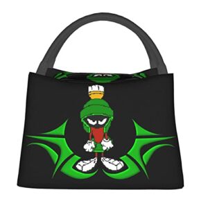 DHOUTSL Lunch Bag Marvin Anime The Martian Portable Reusable Lunch Box Insulated Lunch Tote for Office Outdoor Picnic Women Men Handbags Tote 11 X 6.5 X 7in