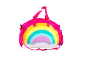 bigmouth rainbow cooler bag, multi, large