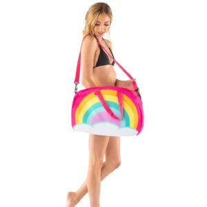 BigMouth Rainbow Cooler Bag, Multi, Large