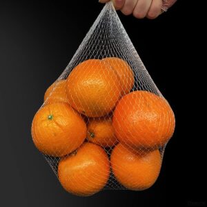 100Pcs Reusable Grocery Bags - Mesh Drawstring Bag Fruit and Vegetable Storage Plastic Mesh Produce Bags Onion Bag Reusable Produce Bags Mesh Bags - Onion and Potato Storage Bags Drawstring Bags