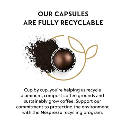 Nespresso Capsules VertuoLine, Intenso, Dark Roast Coffee, Coffee Pods, Brews 7.77 Ounce (VERTUOLINE ONLY), 10 Count (Pack of 3)