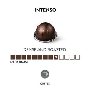 Nespresso Capsules VertuoLine, Intenso, Dark Roast Coffee, Coffee Pods, Brews 7.77 Ounce (VERTUOLINE ONLY), 10 Count (Pack of 3)