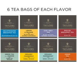 Taylors of Harrogate Assorted Specialty Teas Box , 48 count (Pack of 1)