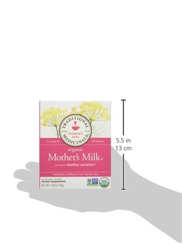 Traditional Medicinals Tea, Organic Mother's Milk, Promotes Healthy Lactation, Breastfeeding Support, 32 Tea Bags