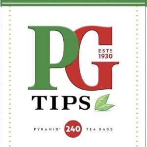 PG Tips 240 Original Pyramid Tea Bags from Great Britain