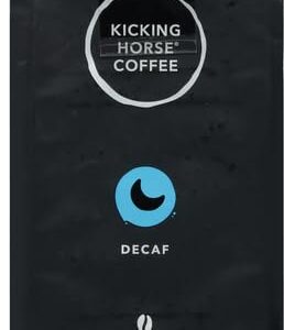 Kicking Horse Coffee, Decaf, Swiss Water Process, Dark Roast, Whole Bean, 10 Oz - Certified Organic, Fairtrade, Kosher Coffee