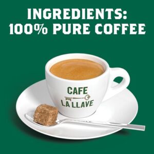 Cafe La Llave Espresso Capsules, 40-Count Aluminum Recyclable Pods, Intensity 11, Compatible with Original Nespresso Machines