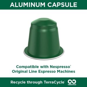 Cafe La Llave Espresso Capsules, 40-Count Aluminum Recyclable Pods, Intensity 11, Compatible with Original Nespresso Machines