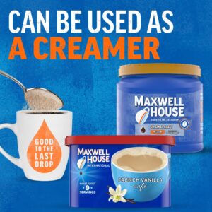 Maxwell House International French Vanilla Café-Style dark roast Instant Coffee Beverage Mix (4 ct Pack, 8.4 oz Canisters)