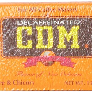 CDM Coffee & Chicory Decaffeinated Ground Coffee 13 Ounce Bag