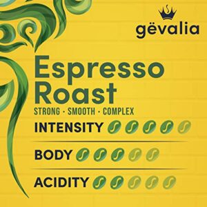 Gevalia Espresso Roast Dark 100% Arabica Ground Coffee , 12 oz Bag (Pack of 2)