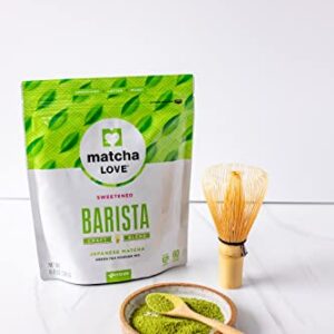 Matcha Love Green Tea Powder Packet, Sweetened, 8 Ounce