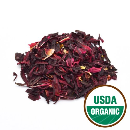Starwest Botanicals Organic Egyptian Hibiscus Flowers Tea Loose Cut and Sifted, 1 Pound Bulk