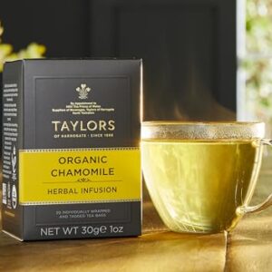 Taylors of Harrogate Organic Chamomile Herbal Tea, 20 Teabags