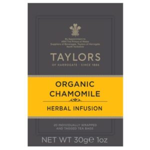 Taylors of Harrogate Organic Chamomile Herbal Tea, 20 Teabags