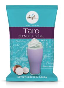 taro blended crème mix by angel specialty products [3 lb]