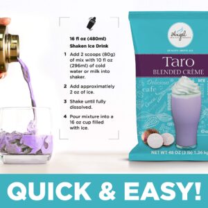 Taro Blended Crème Mix by Angel Specialty Products [3 LB]