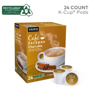 Café Escapes Chai Latte Keurig Single-Serve K-Cup Pods, 24 Count