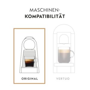 Nespresso Capsules OriginalLine, Vienna Linizio Lungo, Mild Roast Coffee, 50 Count Coffee Pods, Brews 3.7 Ounce (ORIGINAL LINE ONLY)