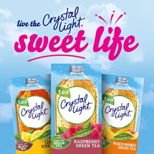 Crystal Light Sugar-Free Raspberry Green Tea On-The-Go Powdered Drink Mix 120 Count-10 Count (Pack of 12)