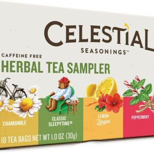 Celestial Seasonings Herbal Tea Flavor Bundle: 2 Boxes; Herbal, Fruit Tea Sampler