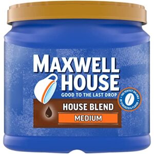 maxwell house house blend medium roast ground coffee (24.5 oz canister)