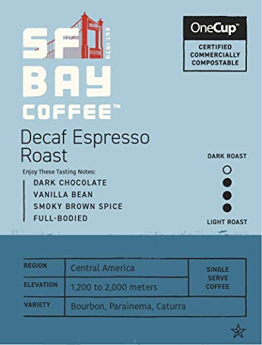 San Francisco Bay Whole Bean Coffee - DECAF Espresso Roast (2lb Bag), Dark Roast