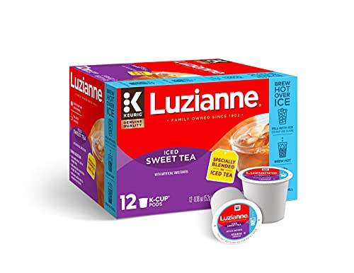 Luzianne Sweet Iced Tea, Single Serve K-Cup Pods, 12 Count