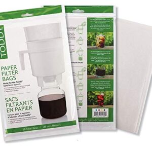 Toddy - THMPF20 Toddy Paper Filter Bags, Home Model Filters, Natural, Pack of 20