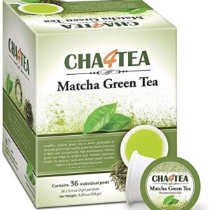 Cha4TEA 36-Count Matcha Green Tea for Keurig