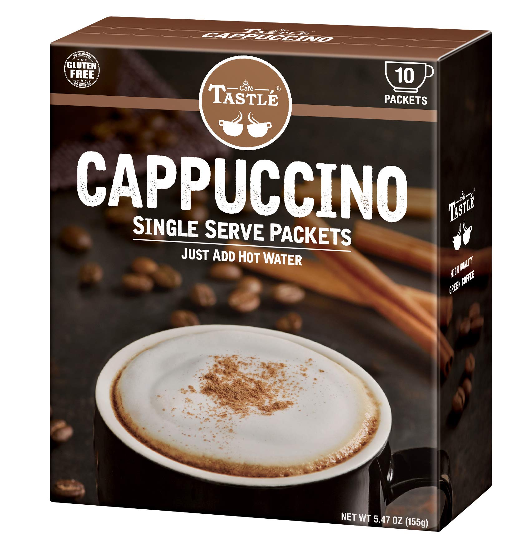 Cafe Tastle Cappuccino, Vanilla Latte, Caramel Macchiato, 30 Piece Assortment