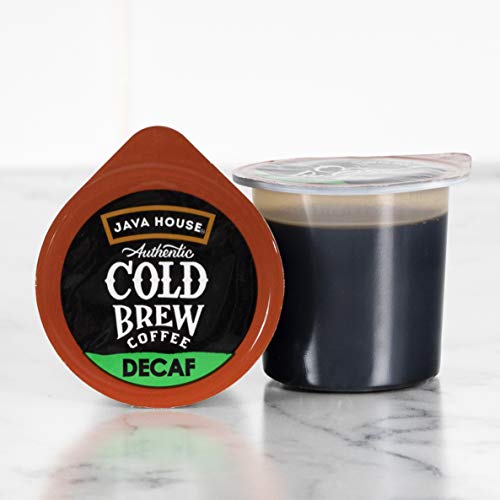 Java House Cold Brew Coffee Concentrate Single Serve Liquid Pods - 1.35 Fluid Ounces Each (Decaf, 12 Count)…
