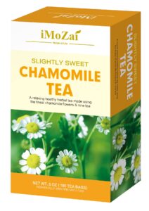 imozai chamomile tea bags 100 count individually wrapped