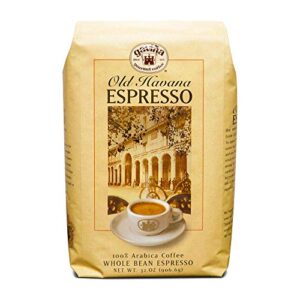 gaviña old havana espresso, whole bean, 100% arabica coffee, 32 oz bag