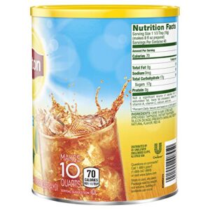 Lipton Lemon Iced Tea Mix, Sweetened, Makes 10 Quarts (Pack of 6)