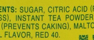 Lipton Lemon Iced Tea Mix, Sweetened, Makes 10 Quarts (Pack of 6)