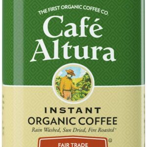 Cafe Altura Freeze Dried Instant Organic Coffee Original, 7.06 Oz (Pack Of 2)