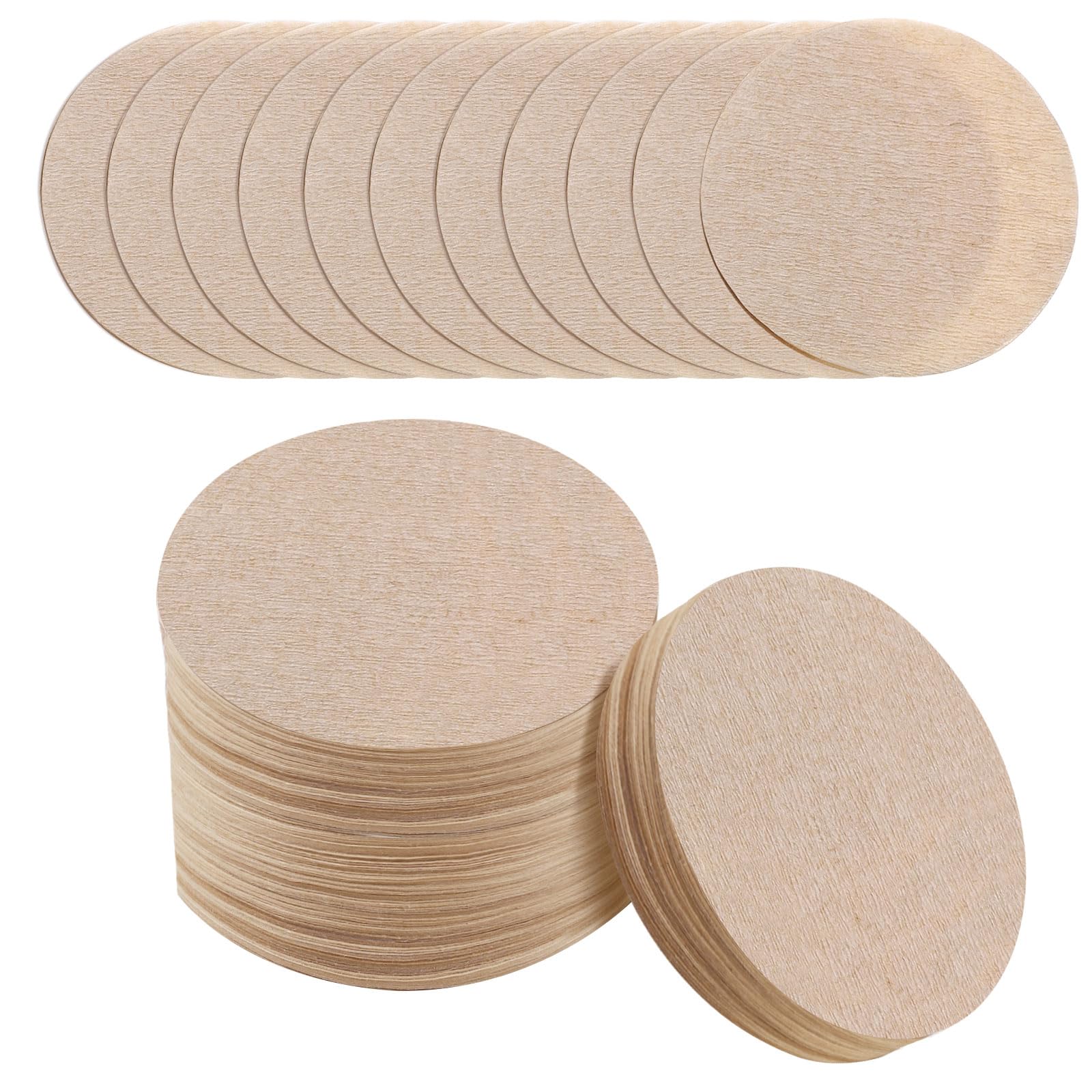 600 PCS Unbleached Coffee Filters Replacement Round Coffee Filters Disposable Paper Filters