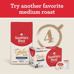 Seattle's Best Coffee Portside Blend Medium Roast Ground Coffee | 12 Ounce Bags (Pack of 6)