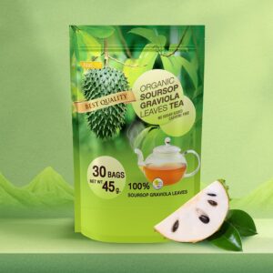 Organic Soursop Graviola Leaves Tea Pack of 30 Bags